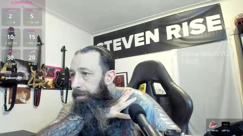 StevenRiseNYC online show from January 10, 1:55 am