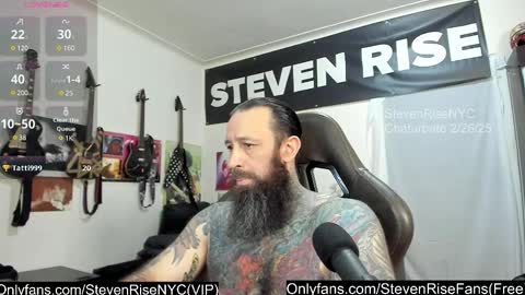 StevenRiseNYC online show from February 26, 11:52 pm