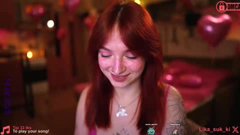 Lika ginger  Jessy blond   online show from February 14, 1:13 am