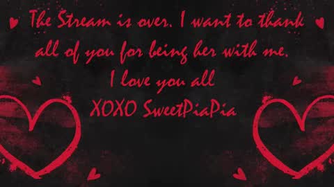 sweetpiapia online show from March 9, 1:25 am