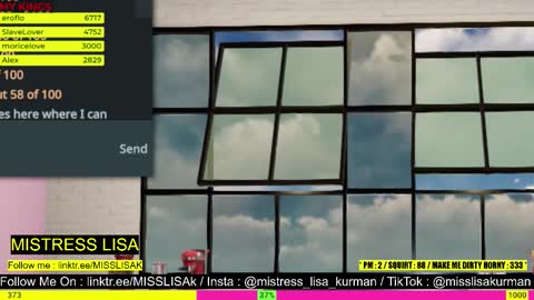  MISTRESS LISA  FIRST 3DXCHAT CAMGIRL   3dxchat anime gaming mistress domina online show from October 17, 1:31 am