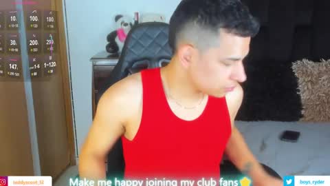  Follow me on Twitter boys ryder and instagram teddyscoot 12  online show from March 7, 12:23 pm