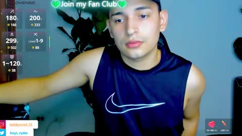  Follow me on Twitter boys ryder and instagram teddyscoot 12  online show from February 1, 12:40 am