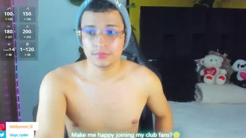  Follow me on Twitter boys ryder and instagram teddyscoot 12  online show from February 22, 8:07 am