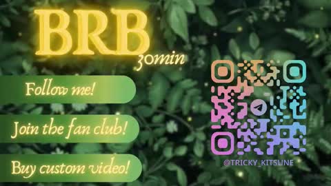 trickykitsune online show from February 15, 2:38 pm