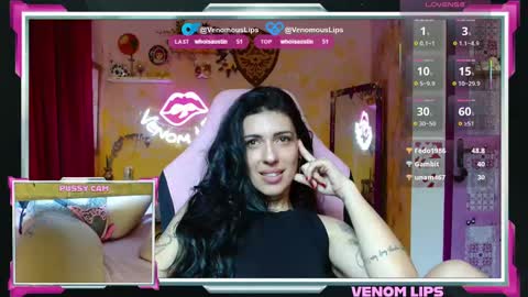 Snapshot of venomouslips chatting on October 13, 2:41 pm VenomLips online show from October 13, 2:41 pm