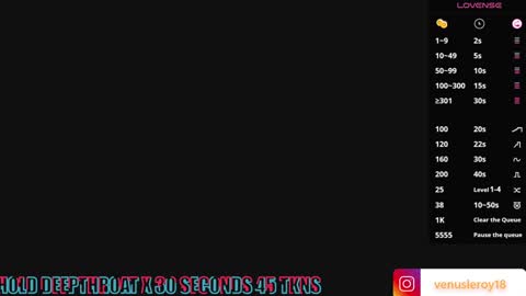 Venus online show from January 9, 11:56 pm