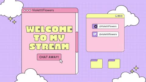 Violet Flowers online show from October 14, 12:24 am