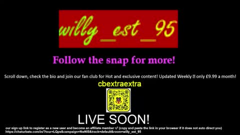 willy_est_95 online show from January 13, 3:09 pm