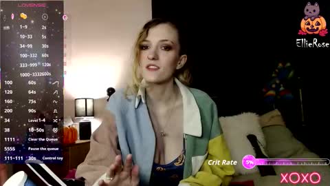 EllieeRose online show from October 31, 8:20 pm