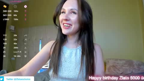 Zlata  Mon Tue Thu Fri Sun Sa GMT 3 0000pm - 0600pm  online show from February 26, 3:32 pm